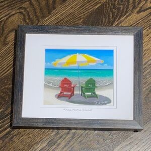 Anna Maria Island Custom Framed Photo